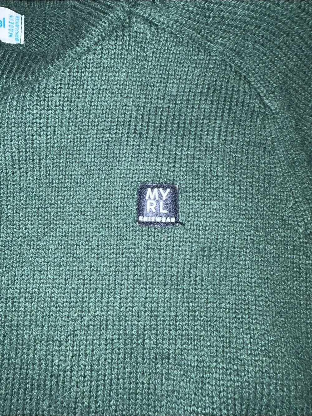 Mayoral Men's Crewneck Sweater in Forest Green